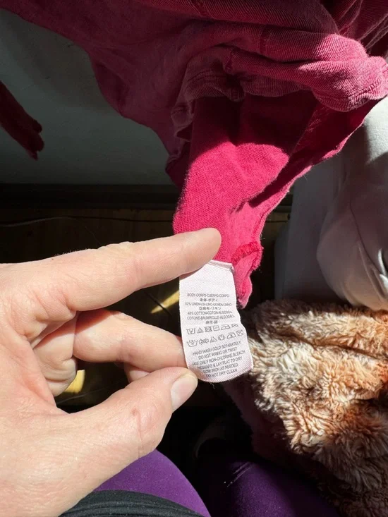 Free People We The Free Santa Cruz BOHO Henley Red Size Medium - Picture 8 of 9